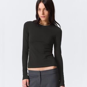 Black Long Sleeve Top